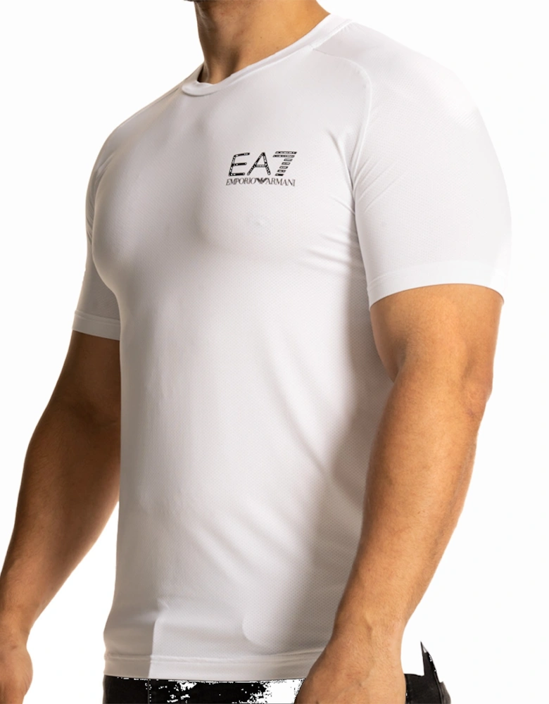 Mens Ventus 7 Small Logo T-Shirt (White)