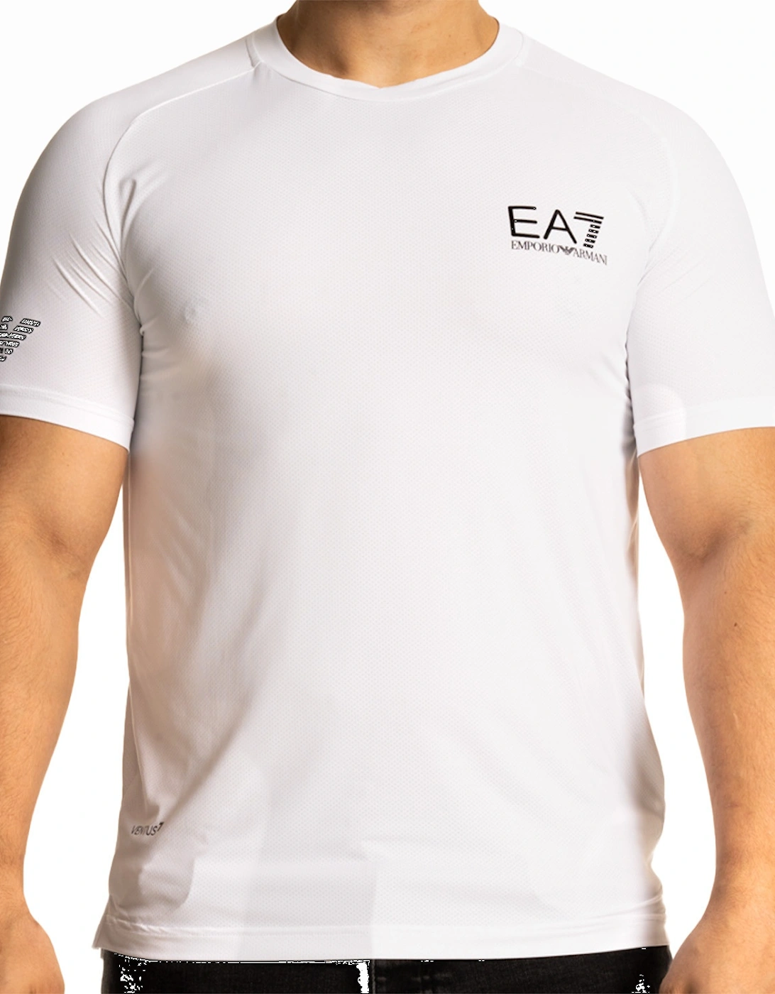 Mens Ventus 7 Small Logo T-Shirt (White), 8 of 7