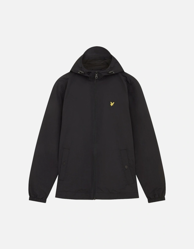 Zip Through Hooded Jacket Plus