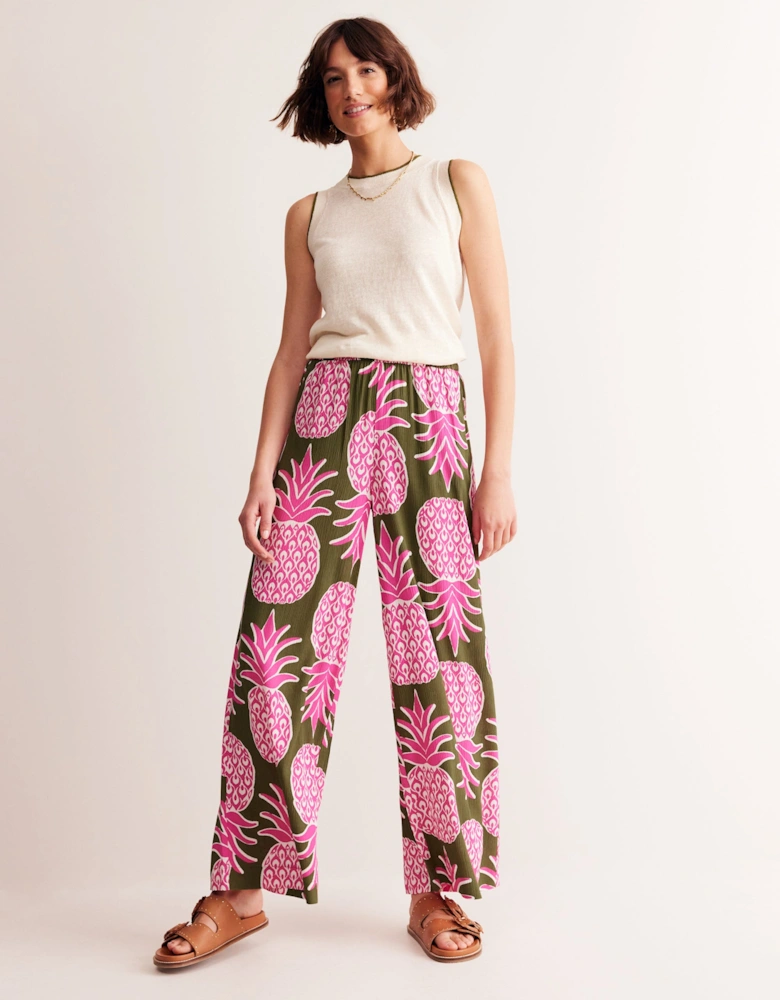 Crinkle Wide Trousers