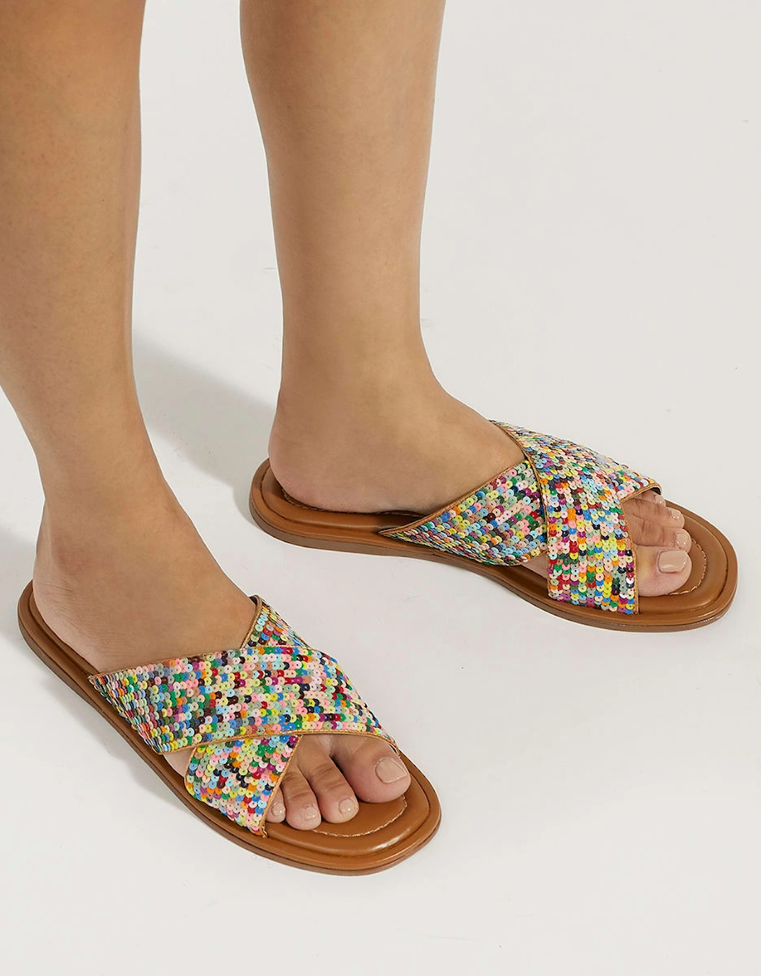 Ladies Lumas - Sequin Sandals