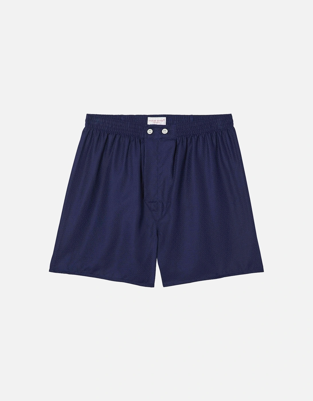 Cotton Boxer Shorts, Navy, 2 of 1