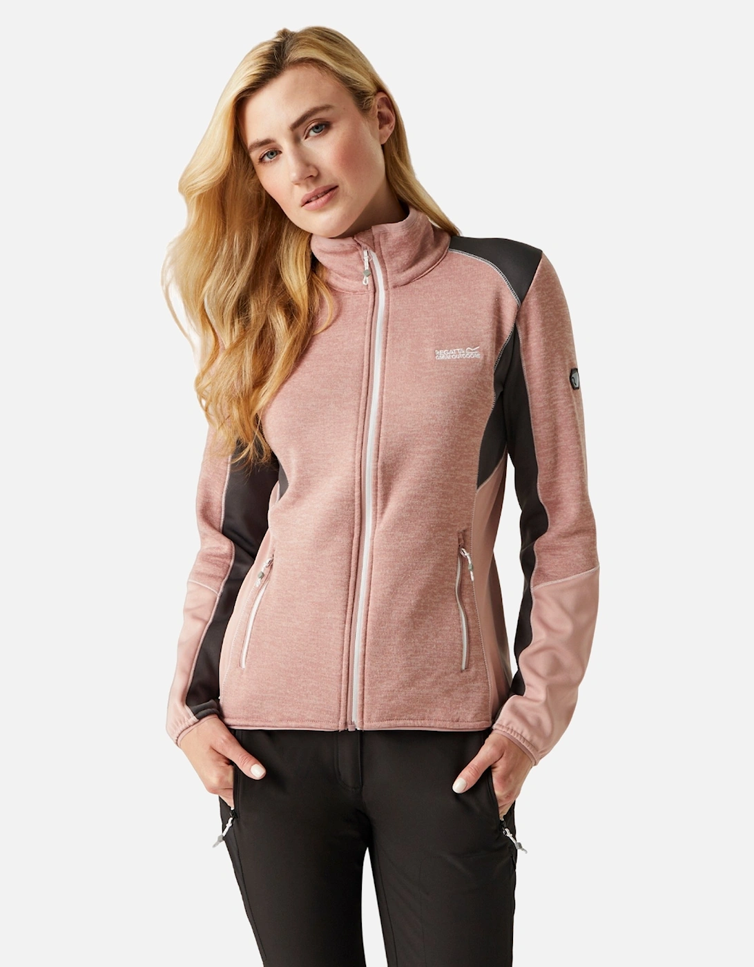 Womens/Ladies Lindalla V Extol Stretch Full Zip Fleece Jacket