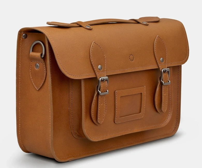 Belforte leather Satchel bag in brown