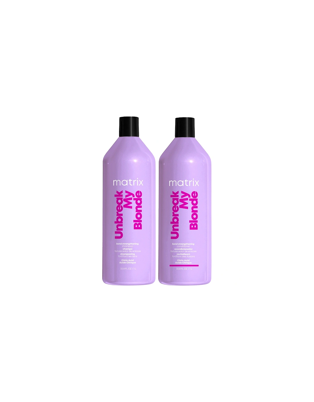 Total Results Unbreak My Blonde Shampoo and Conditioner 1000ml Duo for Chemically Over-Processed Hair, 2 of 1