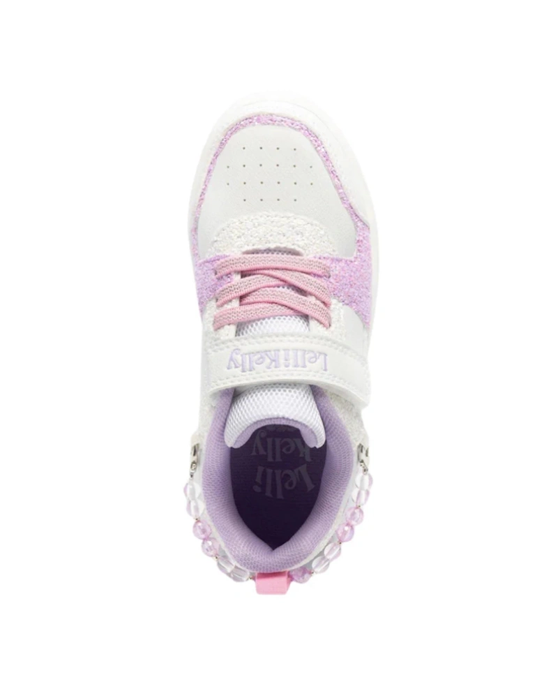 Lilac Glitter Trainers