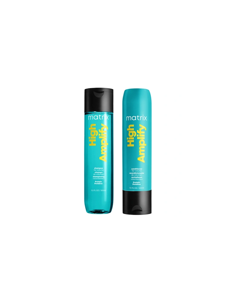 Total Results High Amplify Volumising  Shampoo and Conditioner for Fine Flat Hair 300ml Duo - Matrix