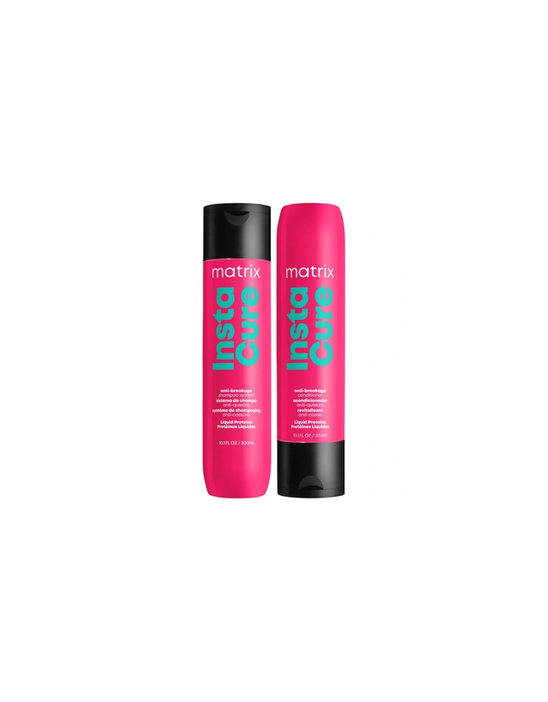 Total Results InstaCure Anti-Breakage Shampoo and Conditioner 300ml Duo for Damaged Hair