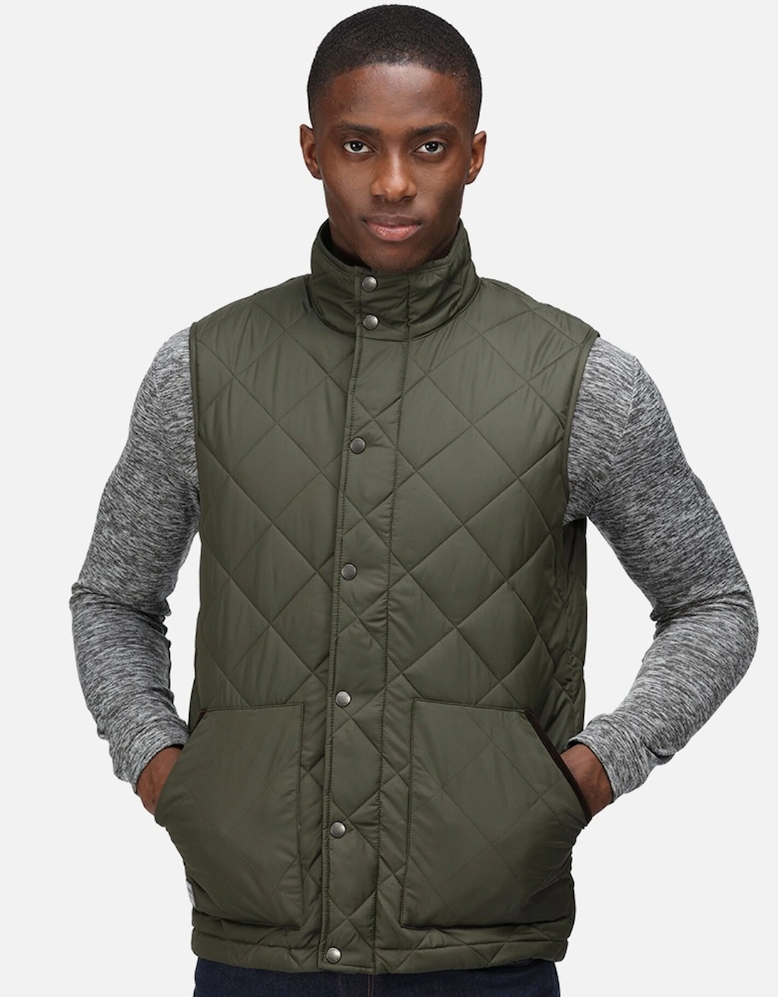 Mens Londyn Quilted Insulated Bodywarmer Gilet, 5 of 4
