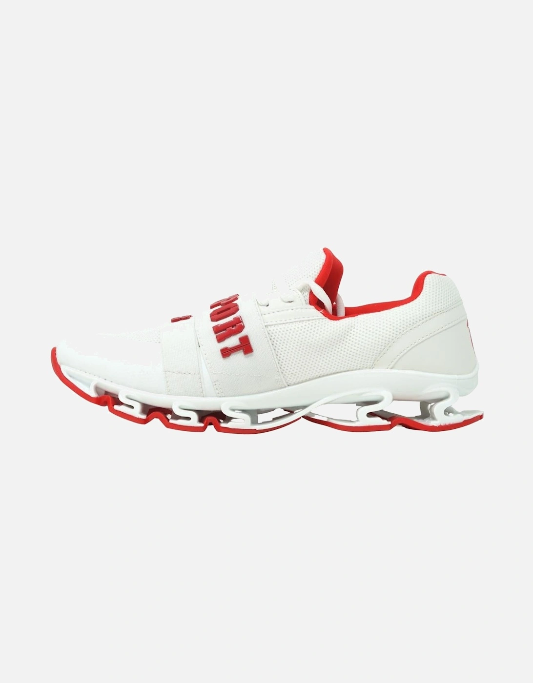 Plein Sport Tape Logo White Red Sneakers, 5 of 4