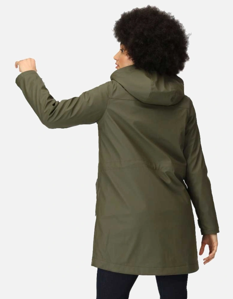 Womens Fantine Insulated Hooded Full Zip Jacket Coat