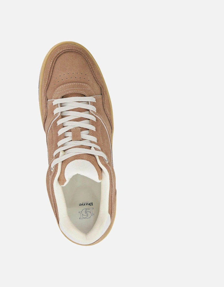 Mens Tainted - Leather Trainers With Suede Trim