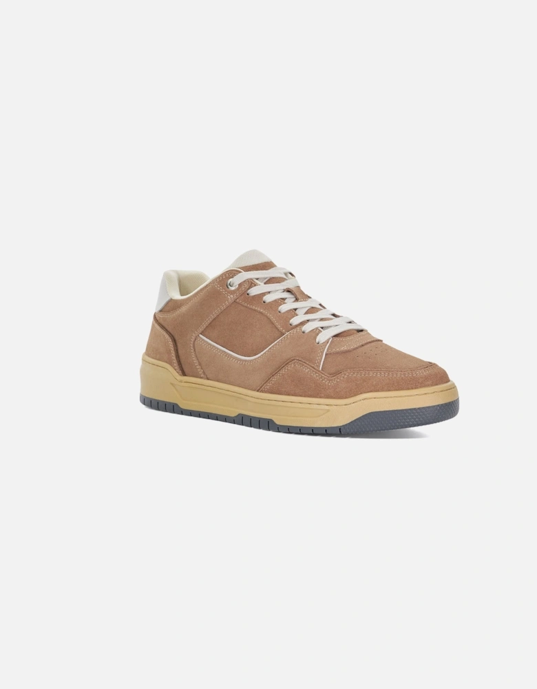 Mens Tainted - Leather Trainers With Suede Trim