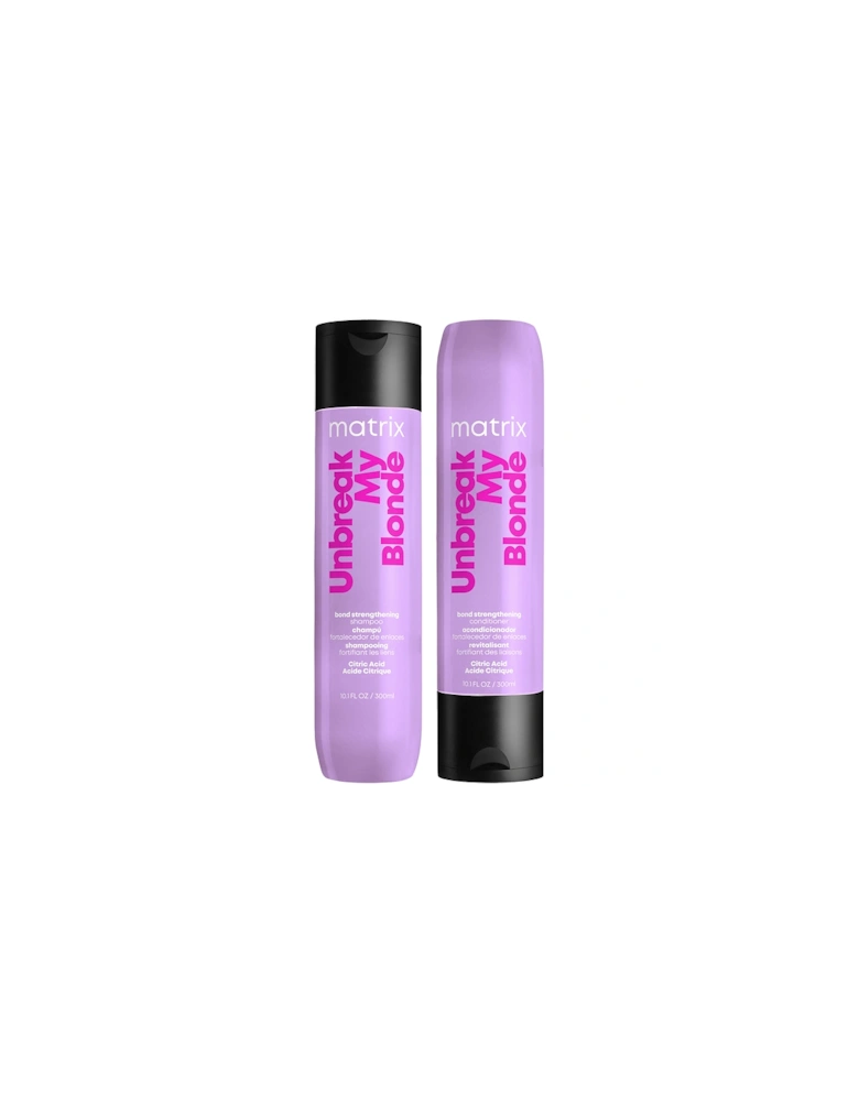 Total Results Unbreak My Blonde Shampoo and Conditioner for Chemically Over-processed Hair 300ml Duo