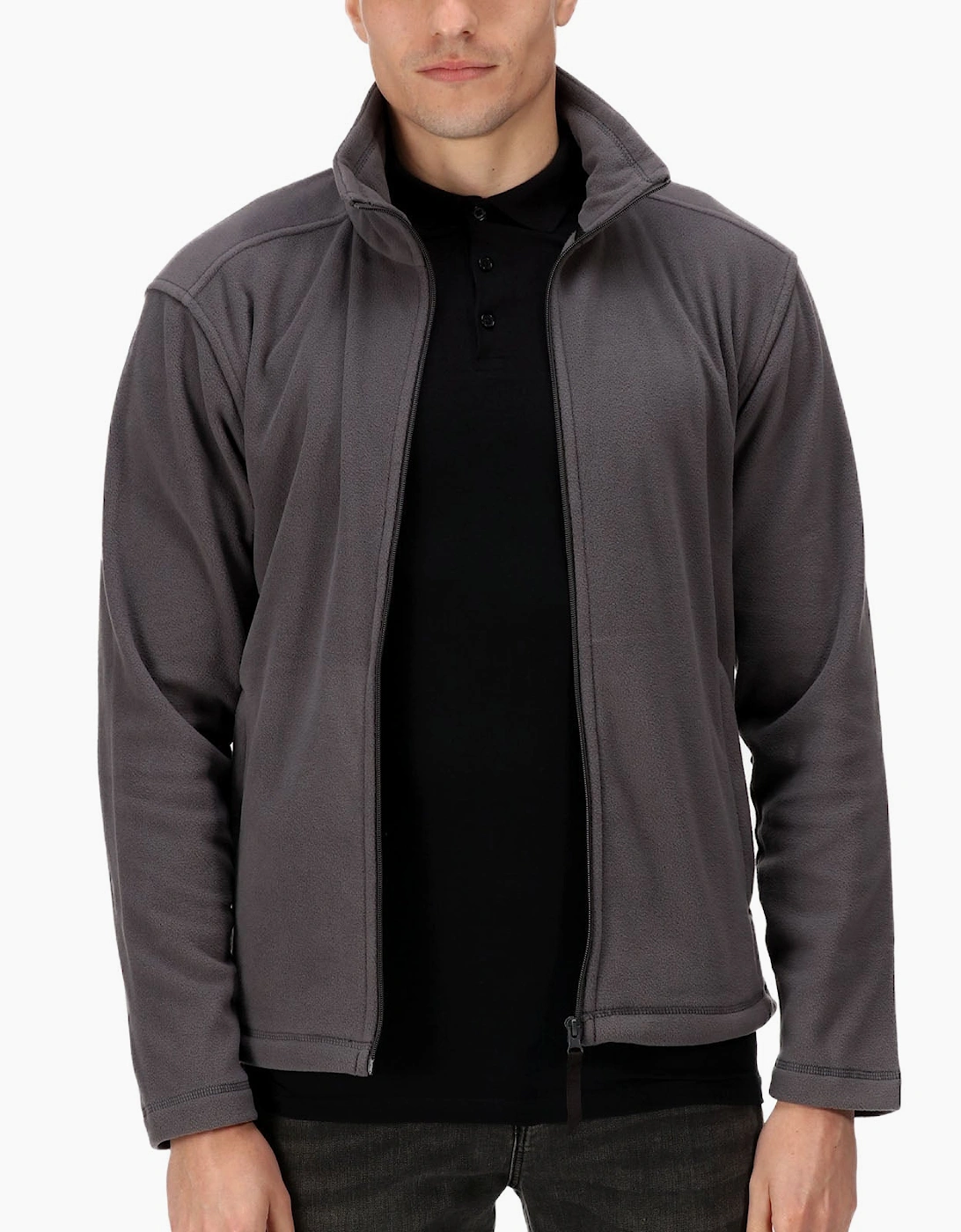 Regatta Men's Grey Professional Micro Zip Full Zip Fleece Jacket - : M