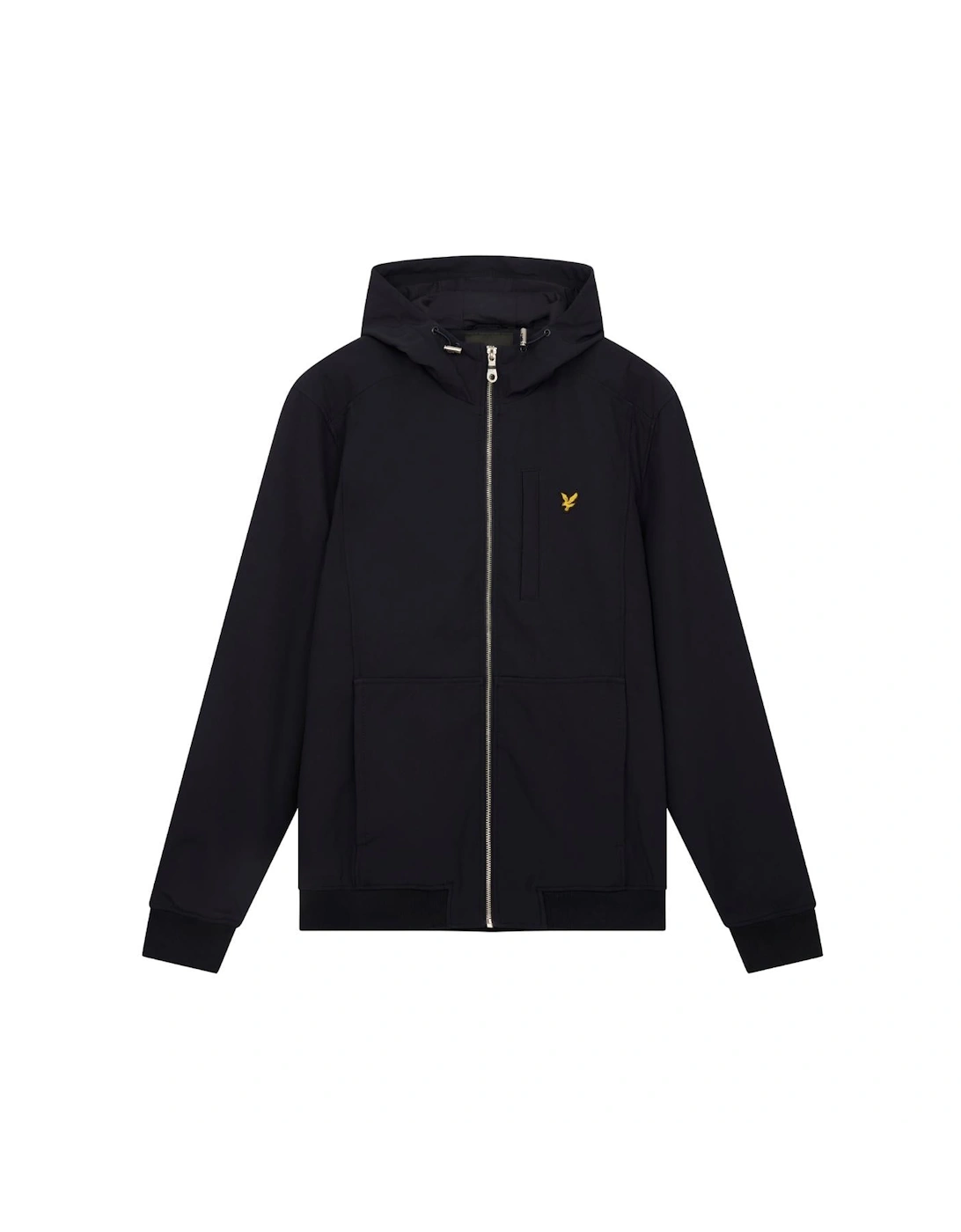 Lyle & Scott Branded Dark Navy Hooded Softshell Jacket, 2 of 1