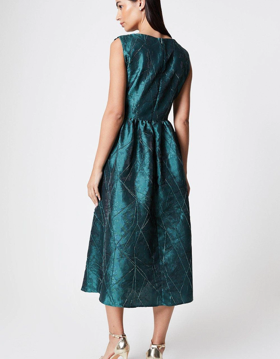 Jacquard Midi Dress