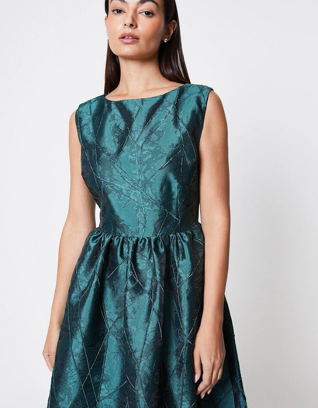 Jacquard Midi Dress