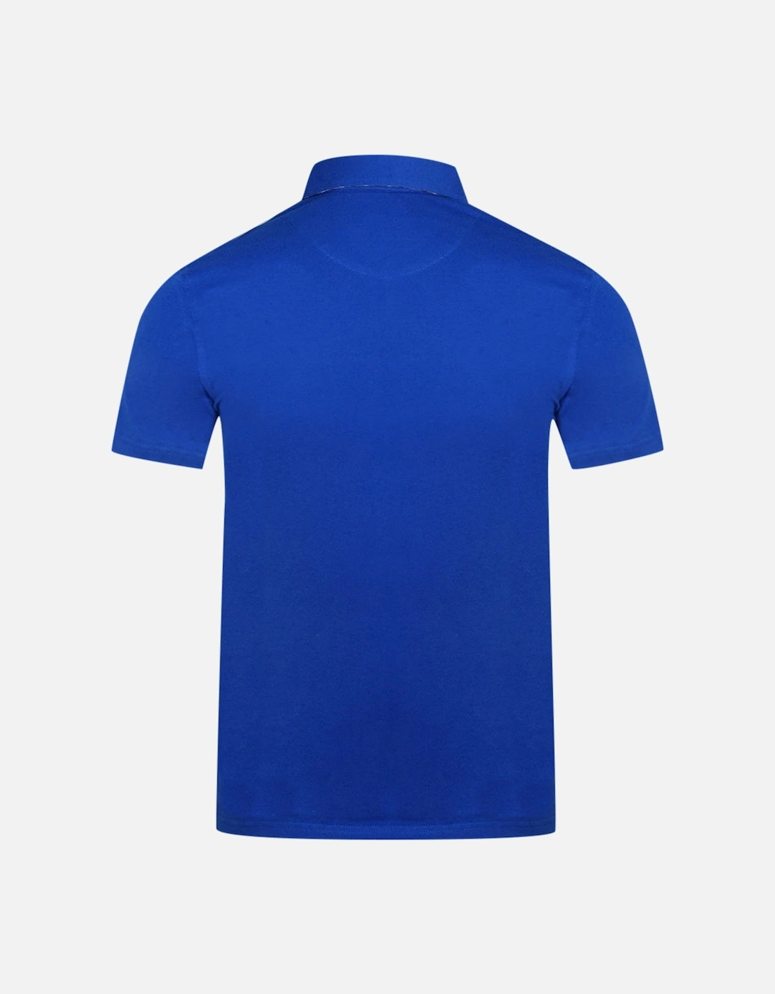 Aldis Crest Chest Logo Blue Polo Shirt