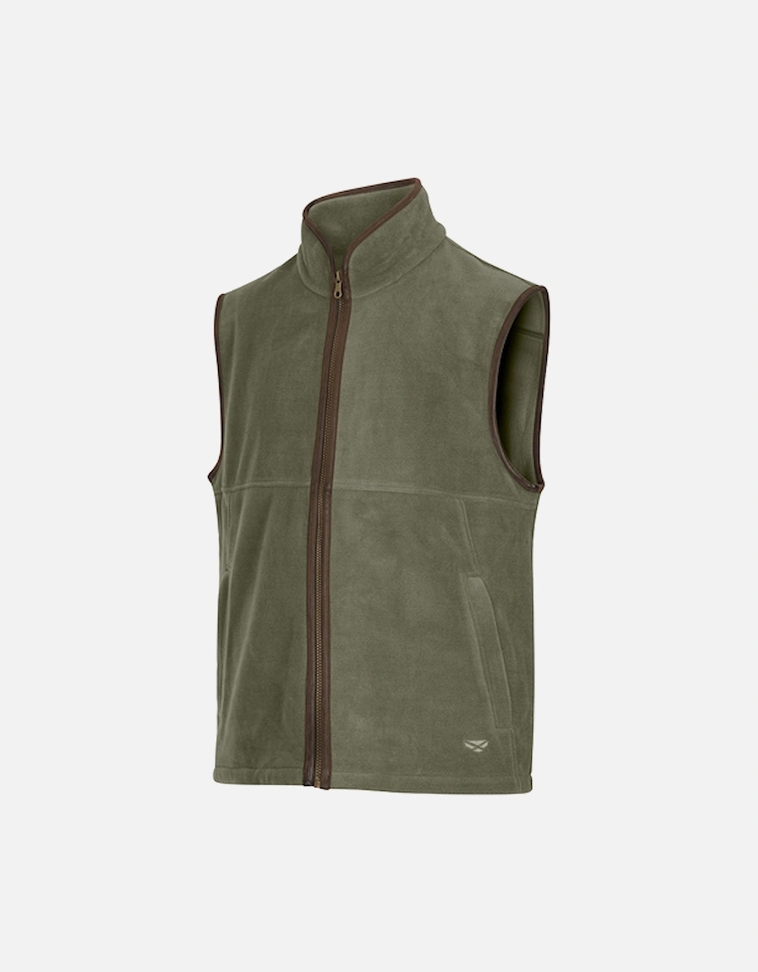 Men's Stenton Technical Fleece Gilet Lovat, 2 of 1