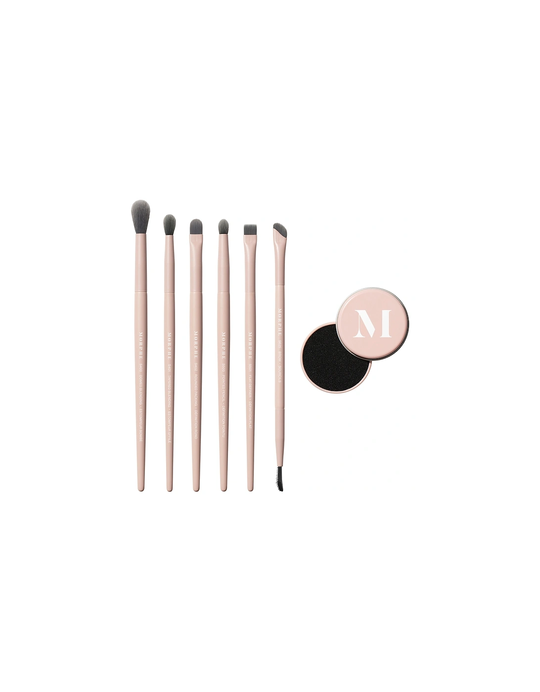 Shaping Essentials Bamboo and Charcoal Infused Eye Brush Set, 2 of 1
