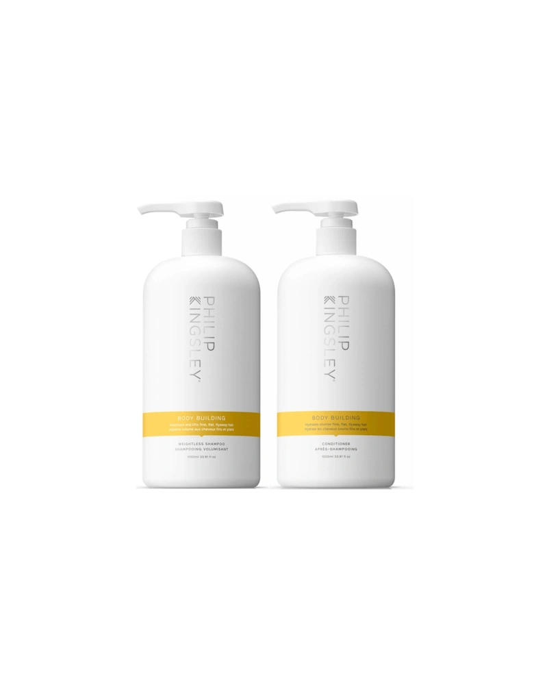 Body Building Shampoo 1000ml and Body Building Conditioner 1000ml