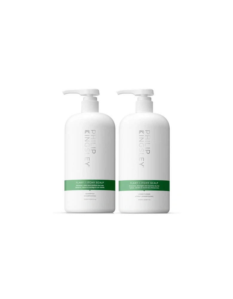 Flaky Itchy Shampoo and Conditioner 1000ml Duo