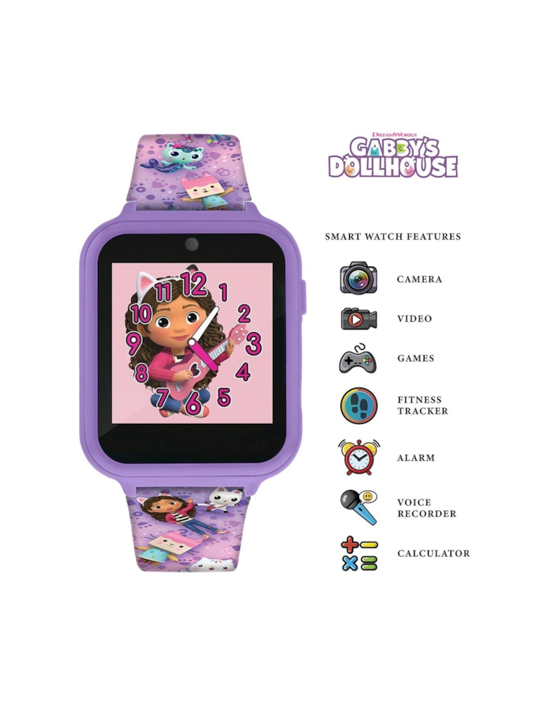 Gabby Purple Printed Interactive Watch