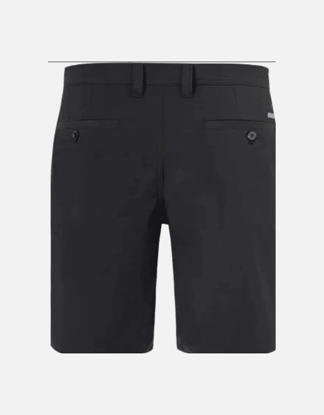 Slim Fit Black Golf Chino Shorts