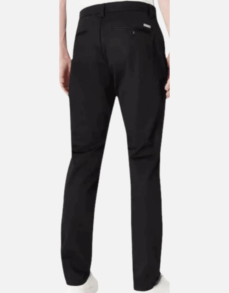 Slim Fit Black Golf Chino Pants