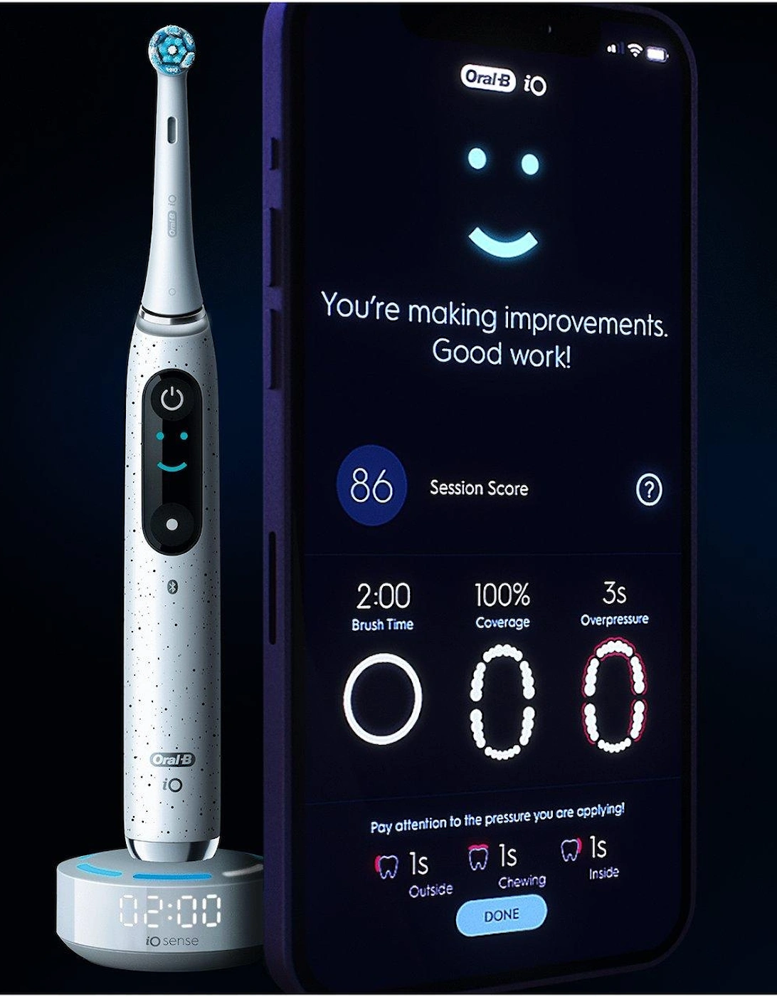 Oral-B iO10 Electric Toothbrush - Stardust White