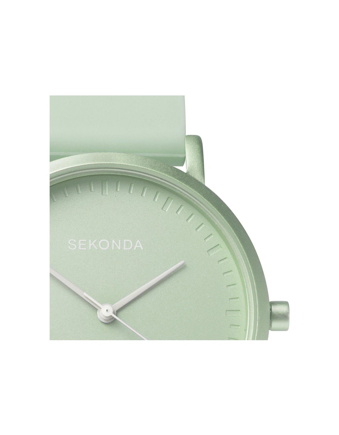 Ladies Palette Green Silicone Strap with Green Dial Watch