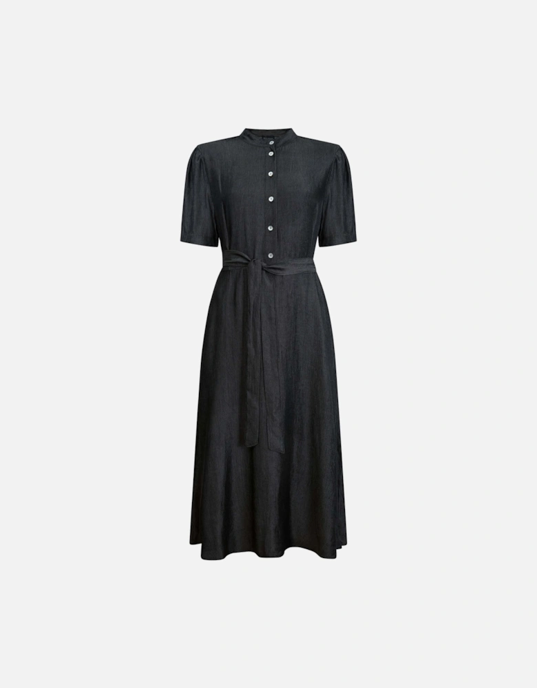 Short Sleeve Day Dress Black