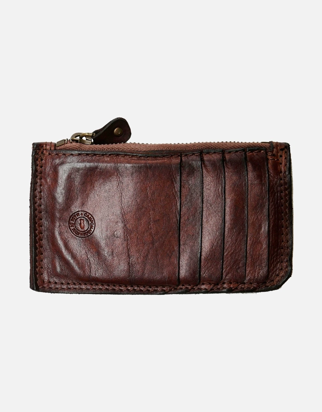 Leather Zip Card Holder