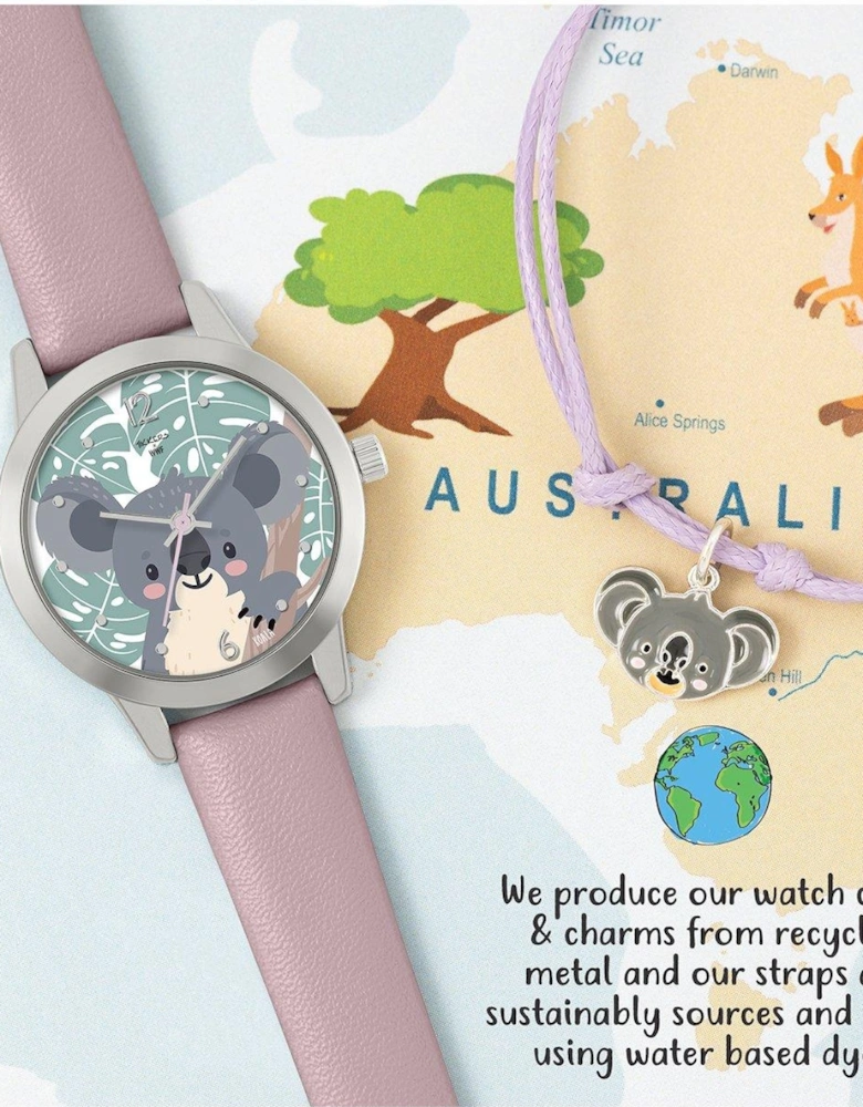 x WWF - Koala Dial Watch & Koala Charm Bracelet