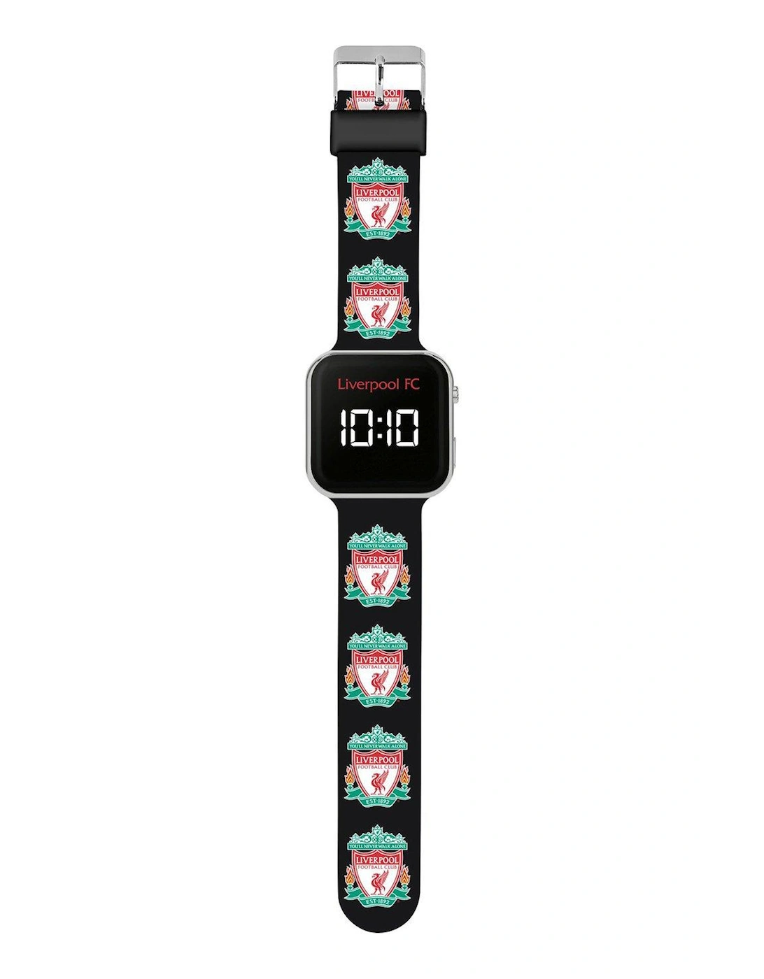Official Liverpool Football Club Black LED Watch