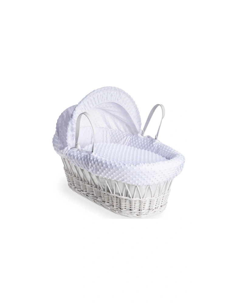 Dimple White Wicker & Deluxe Stand White