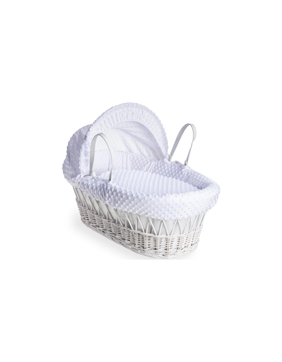 Dimple White Wicker & Deluxe Stand White
