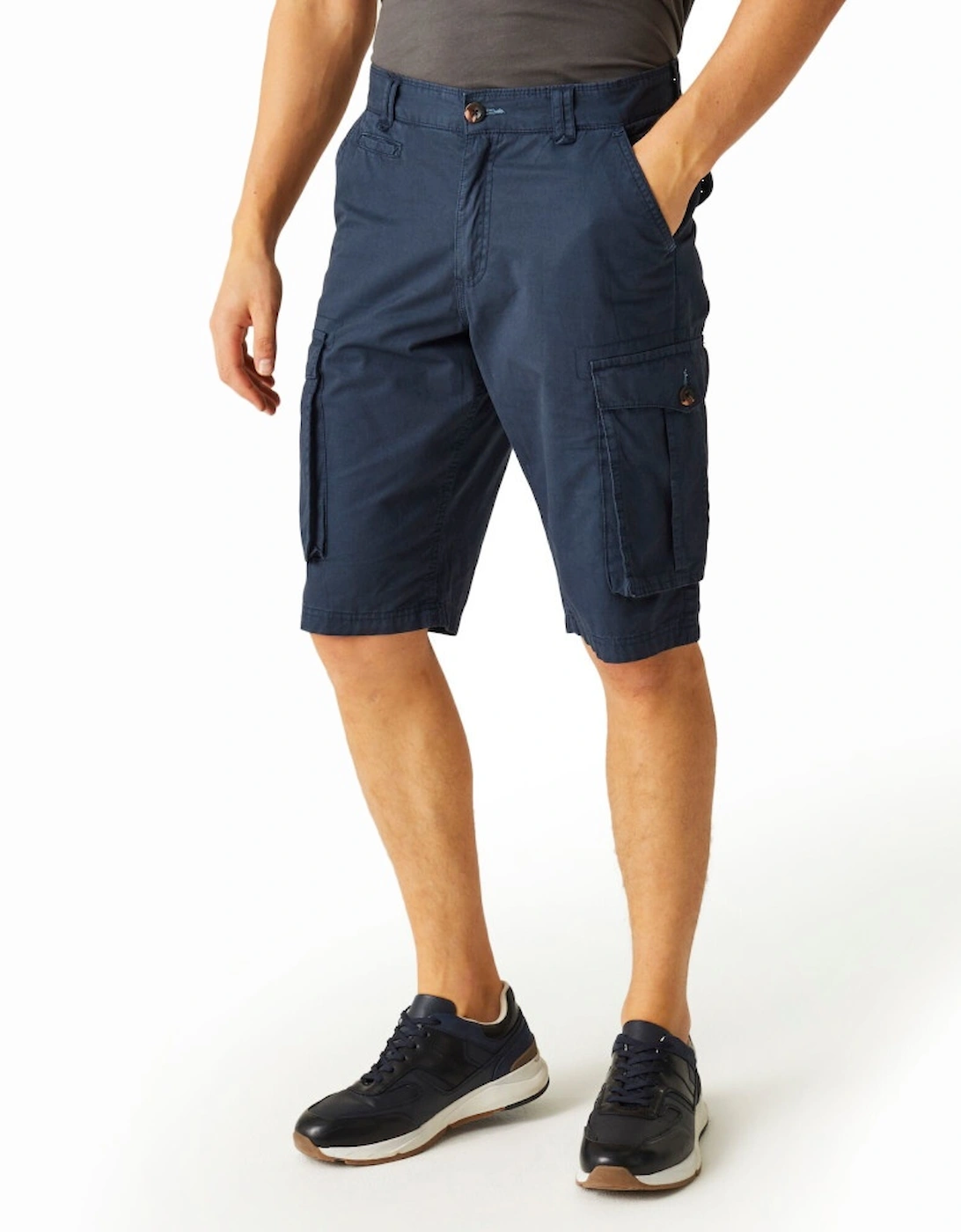 Mens Shorebay Coolweave Cotton Cargo Shorts, 5 of 4