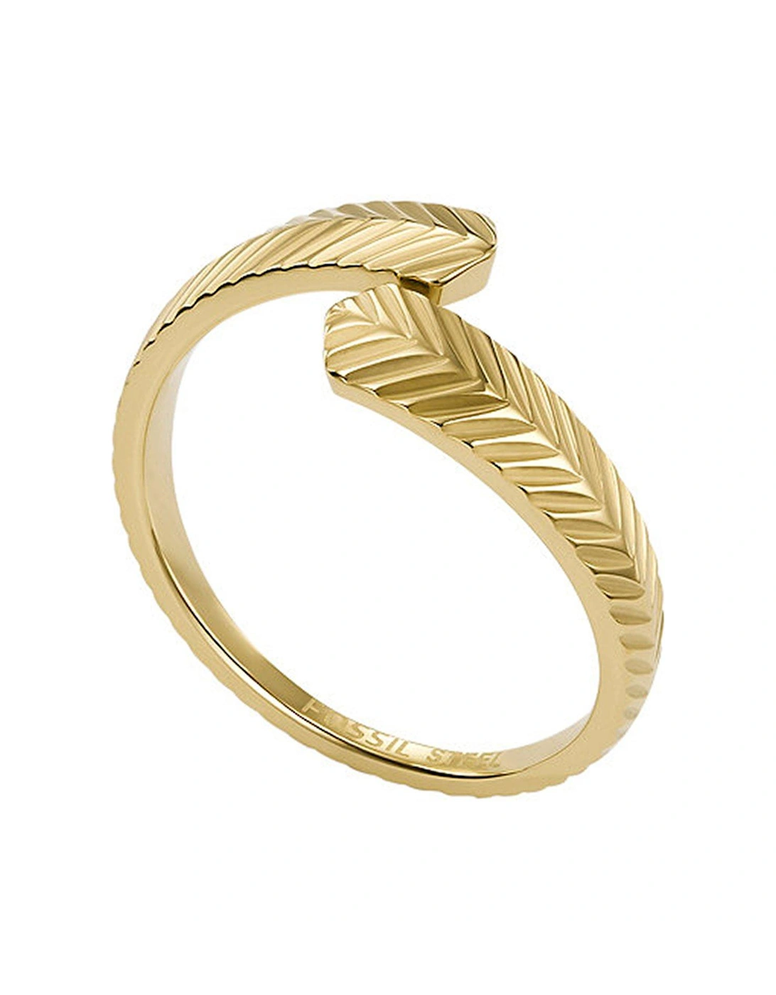 Harlow Gold Tone Stainless Steel Ring