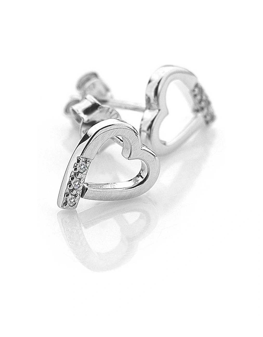 Romantic Heart Stud Earrings