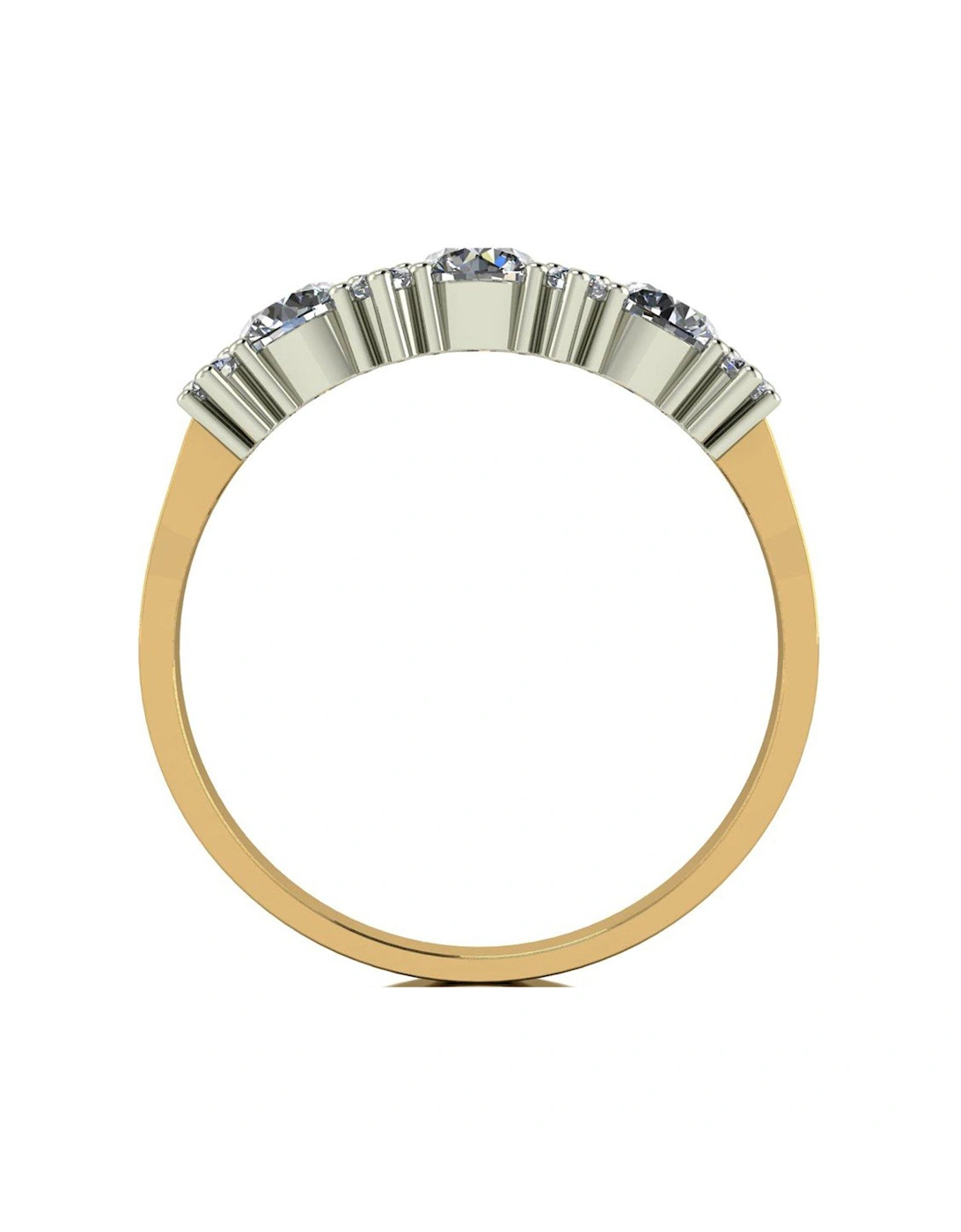 9ct Gold 1.00ct Total Eternity Ring