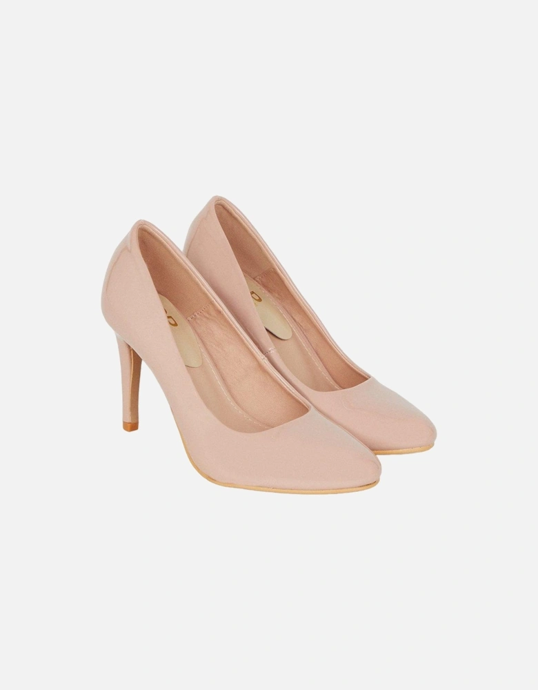 Womens/Ladies Dana Round Toe Stiletto Heel Court Shoes