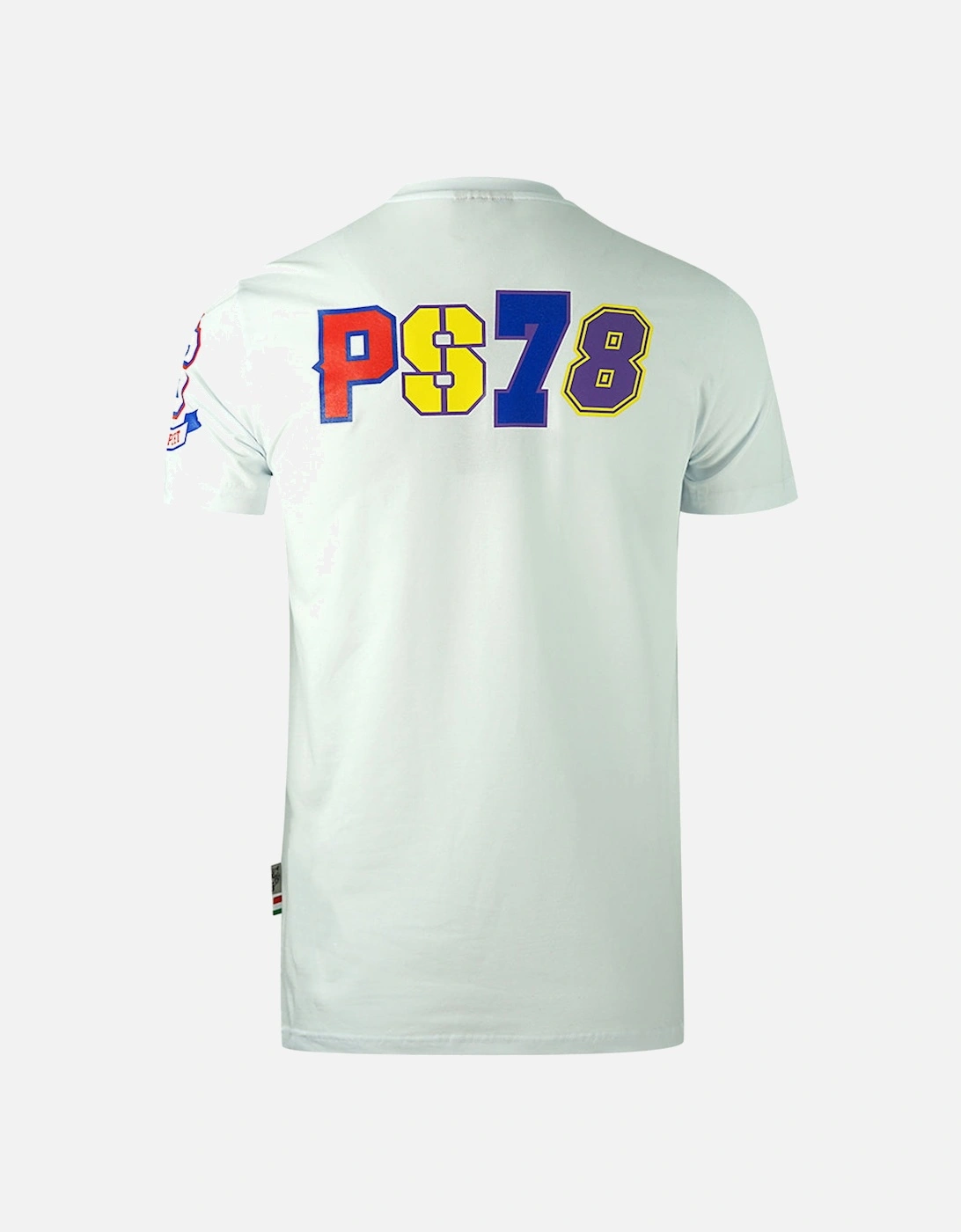 Plein Sport Multi Colour Logos White T-Shirt