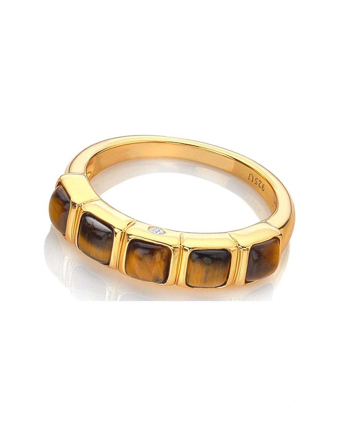 HDXGEM Square Ring - Tigers Eye