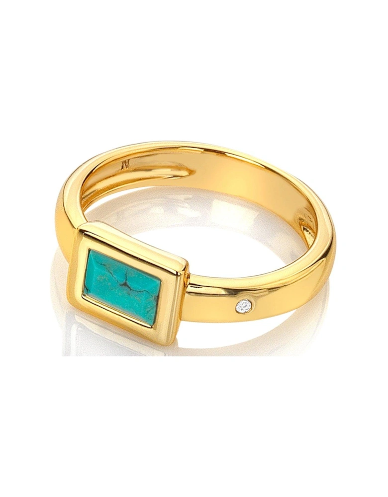HDXGEM Rectangle Ring - Turquoise