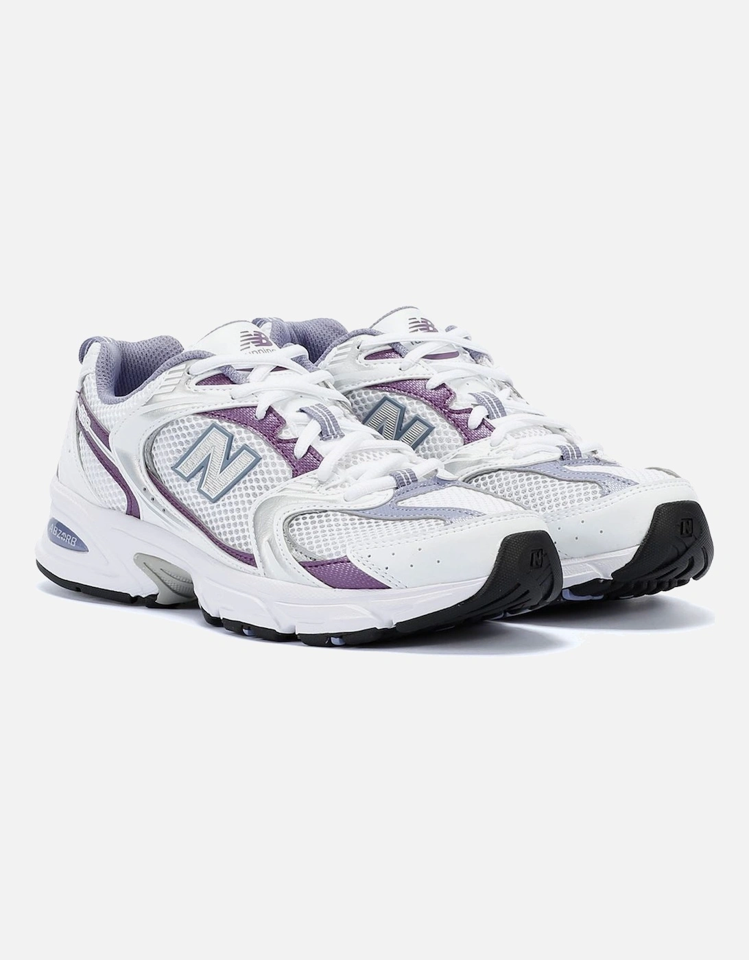 530 White/Purple Trainers, 9 of 8