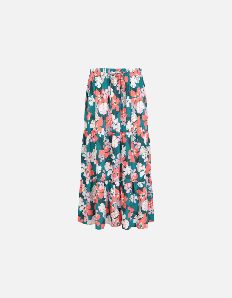 Womens/Ladies Palermo Tiered Midi Skirt