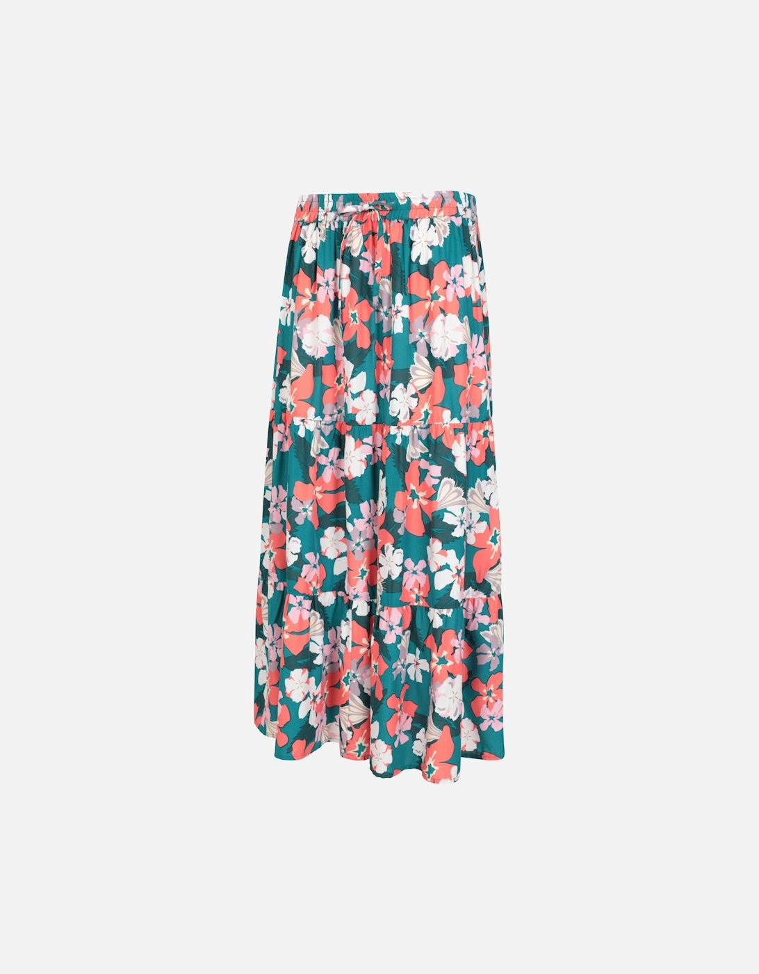 Womens/Ladies Palermo Tiered Midi Skirt