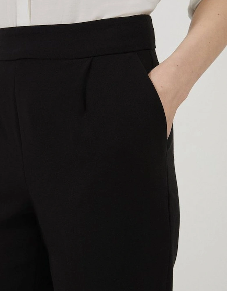 Tailored High Waisted Slim Leg Trousers